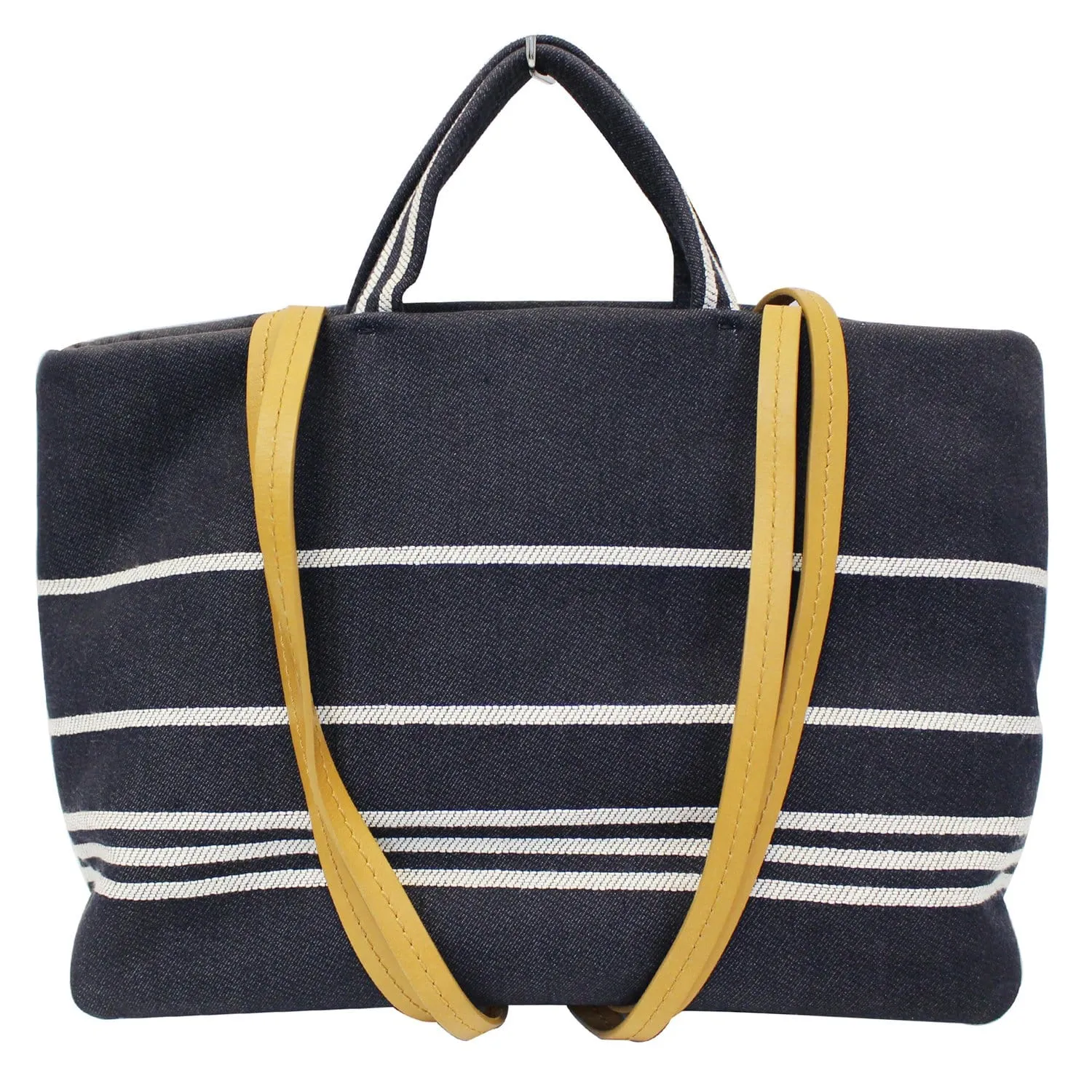 CHANEL CC Shopping Large Tote Shoulder Bag Denim