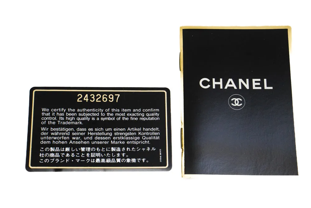 CHANEL Diana Flap Chain Shoulder Bag Black Quilted Lambskin Purse n18