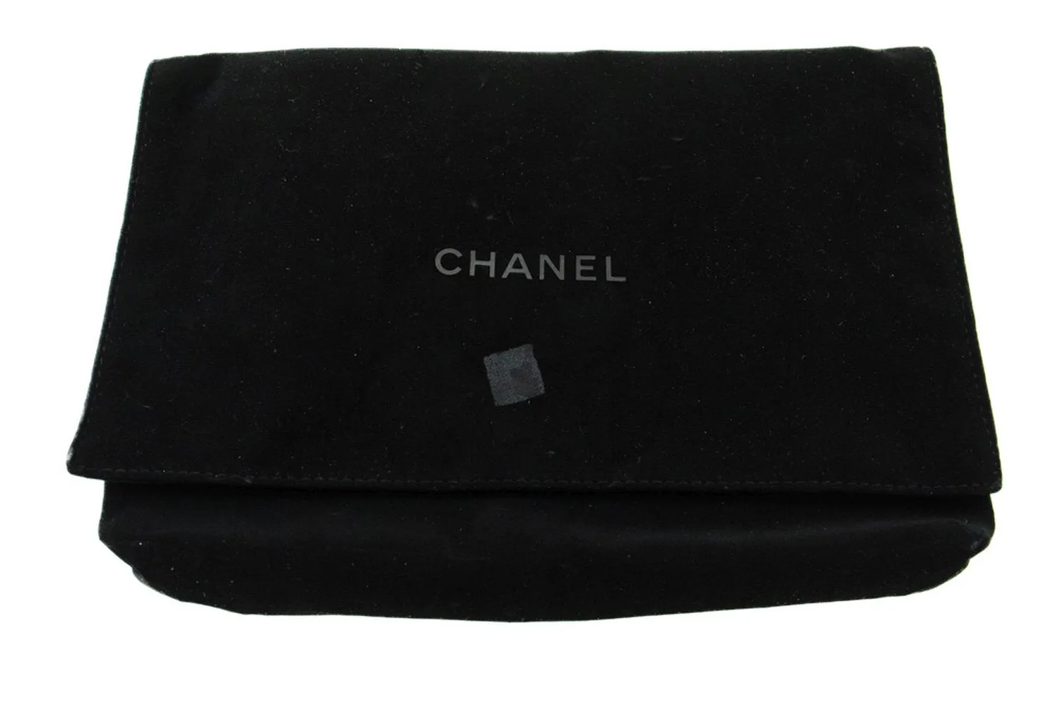 CHANEL Grained Calfskin Wallet On Chain WOC Black Shoulder Bag n94