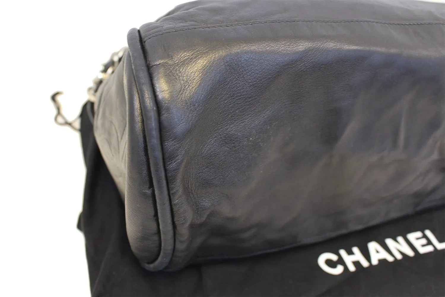 CHANEL Large Ultimate Soft Hobo Black Leather Bag
