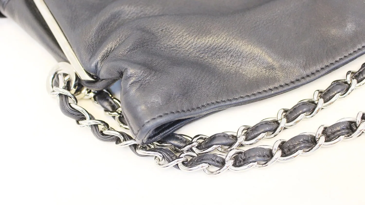 CHANEL Large Ultimate Soft Hobo Black Leather Bag