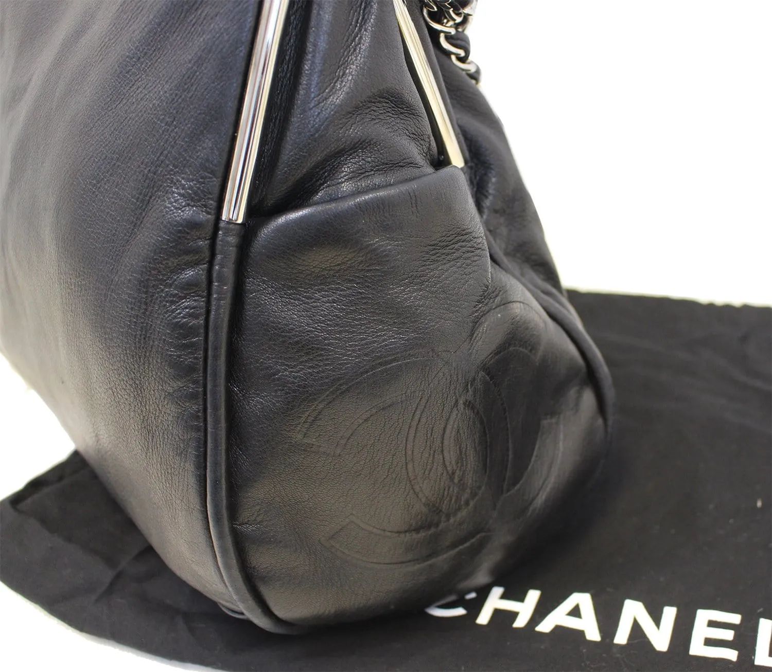 CHANEL Large Ultimate Soft Hobo Black Leather Bag