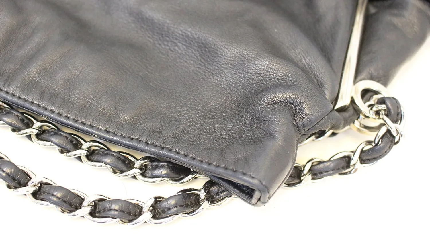 CHANEL Large Ultimate Soft Hobo Black Leather Bag