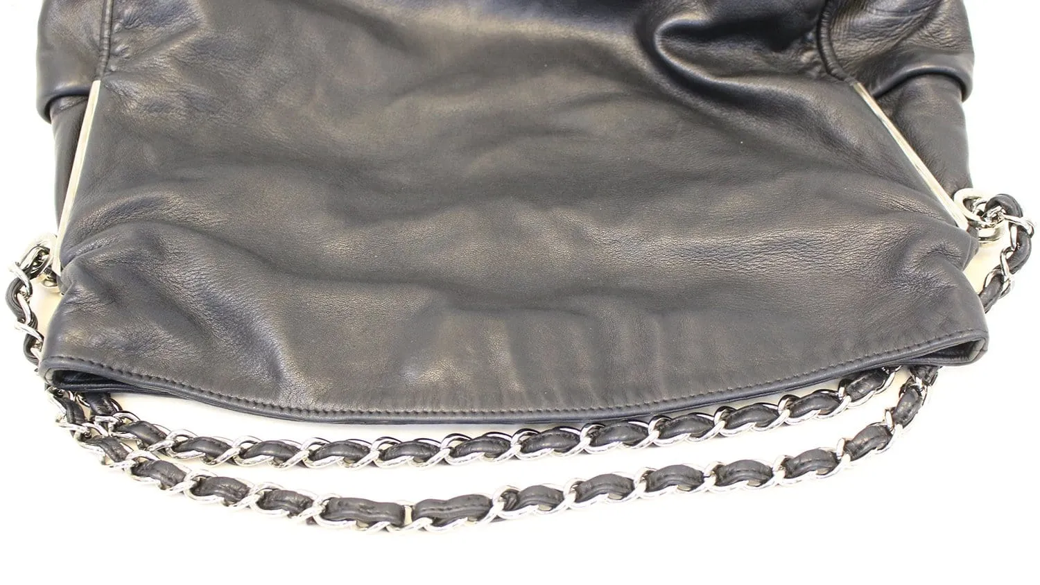 CHANEL Large Ultimate Soft Hobo Black Leather Bag