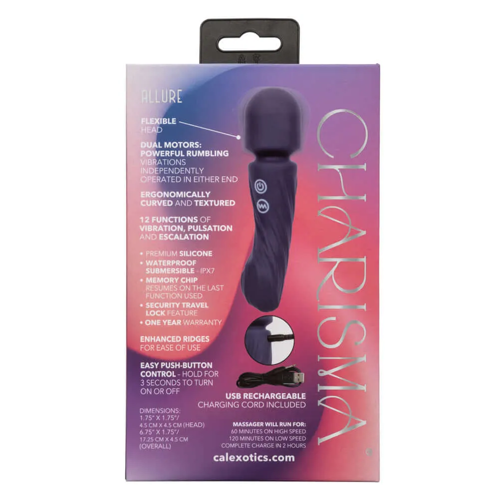 Charisma Allure Compact Wand Massager - Blue