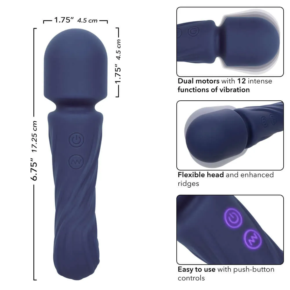 Charisma Allure Compact Wand Massager - Blue