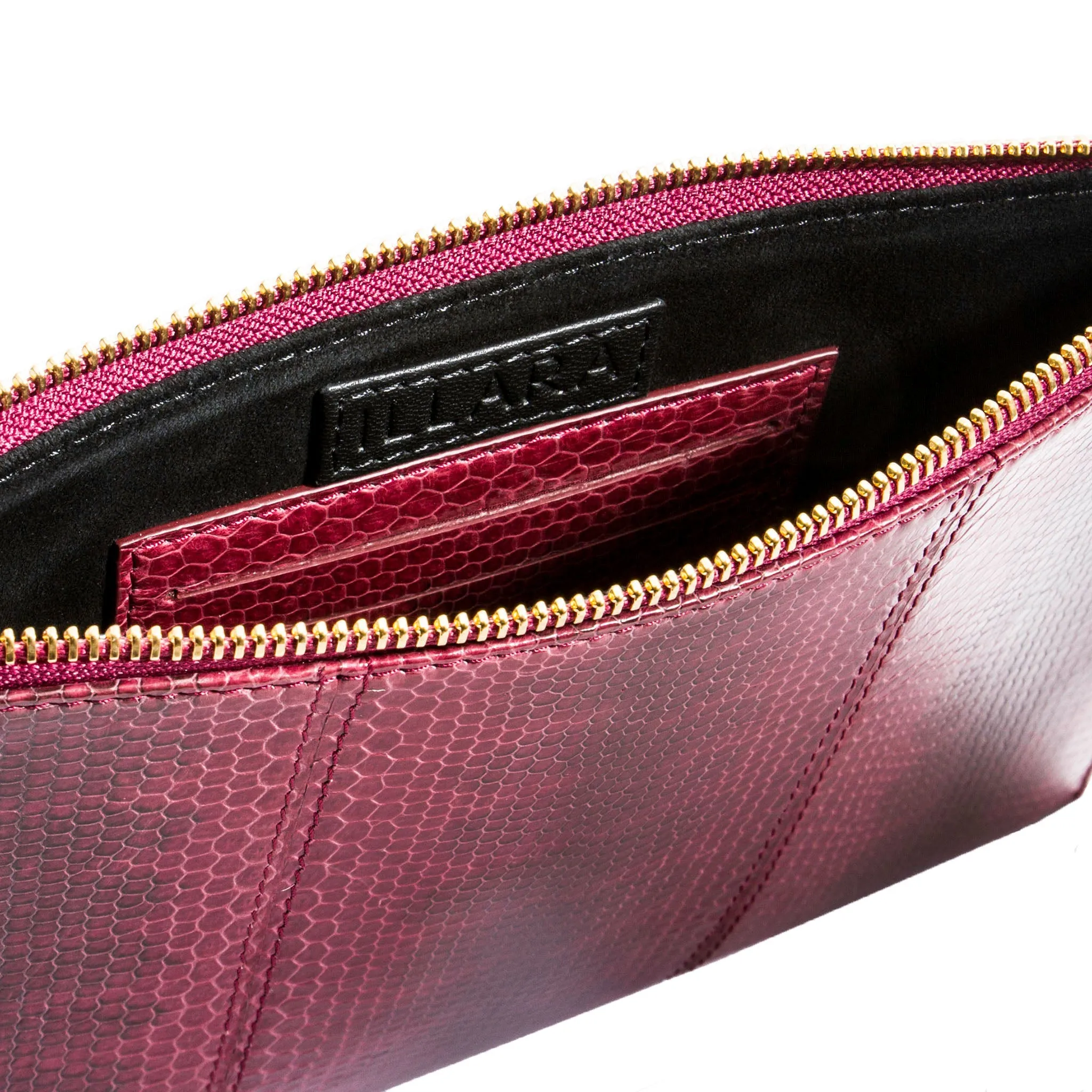CHRISTINA SNAKESKIN POUCH