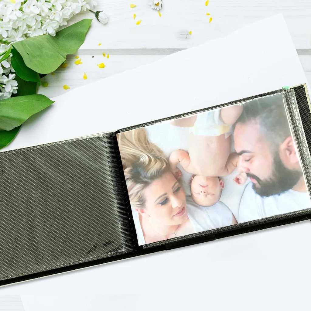 Citi Leather Musk Pocket Brag Book Photo Wallet