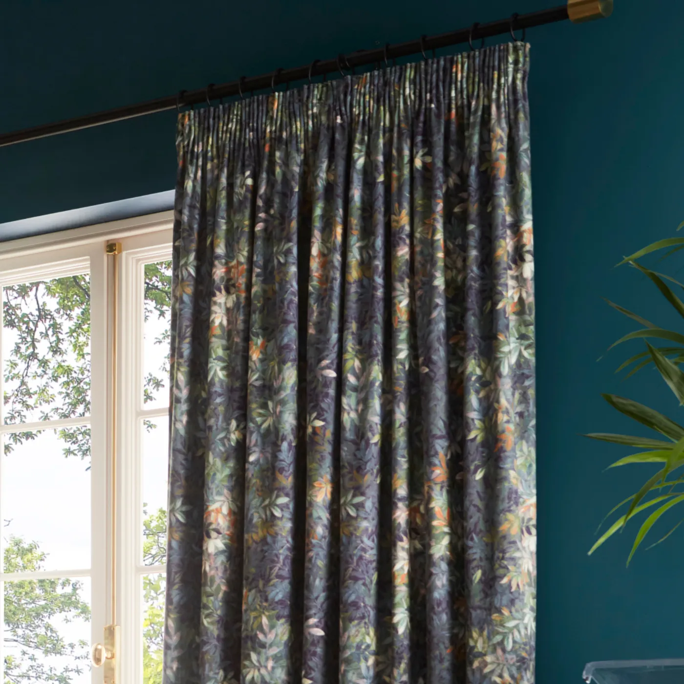 Clarke & Clarke Congo Forest |  Pencil Pleat Readymade Curtains