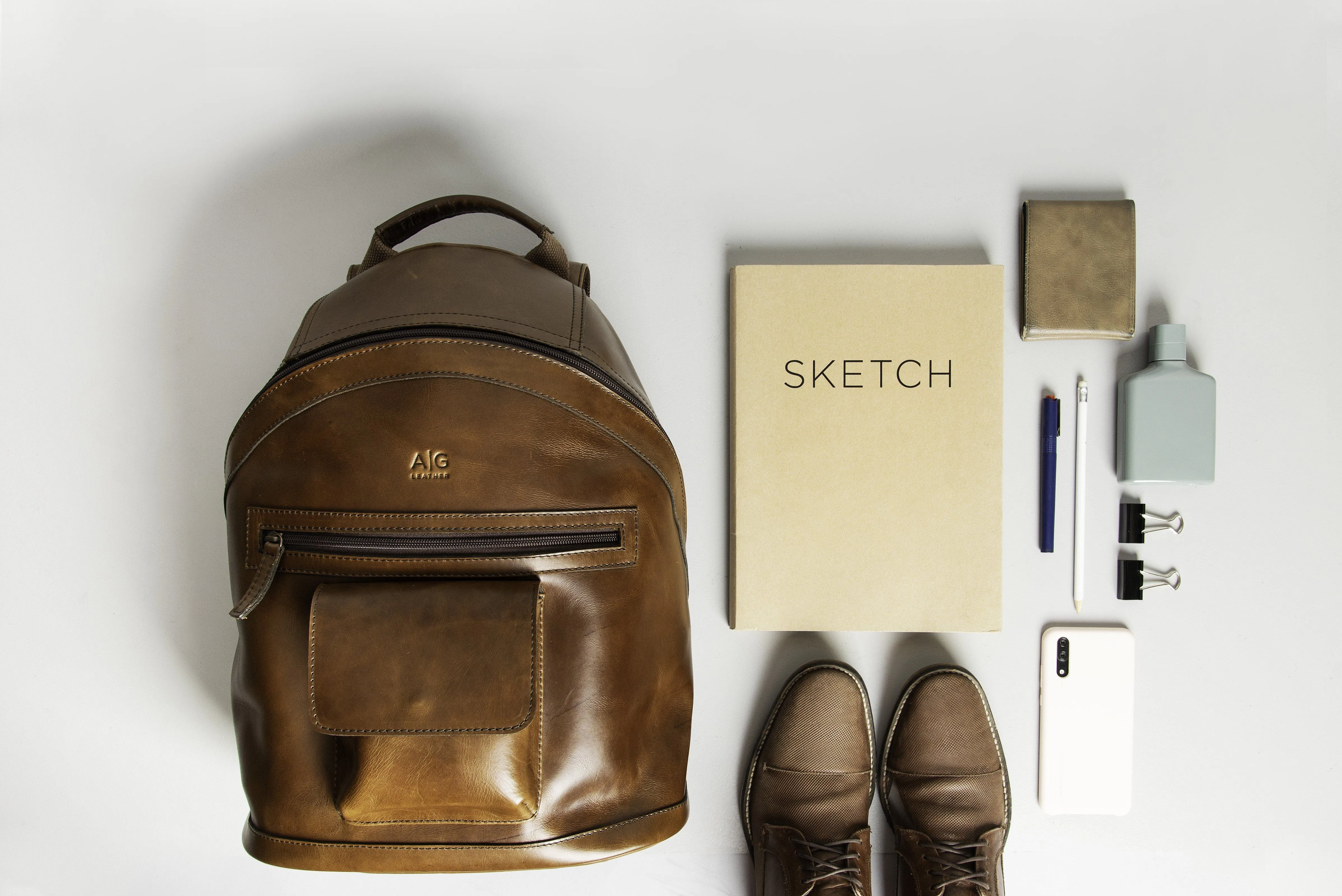 Classic Backpack in Chocolate Leather - final sale no exchange