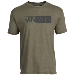 Classic Logo Tee - Black over Green