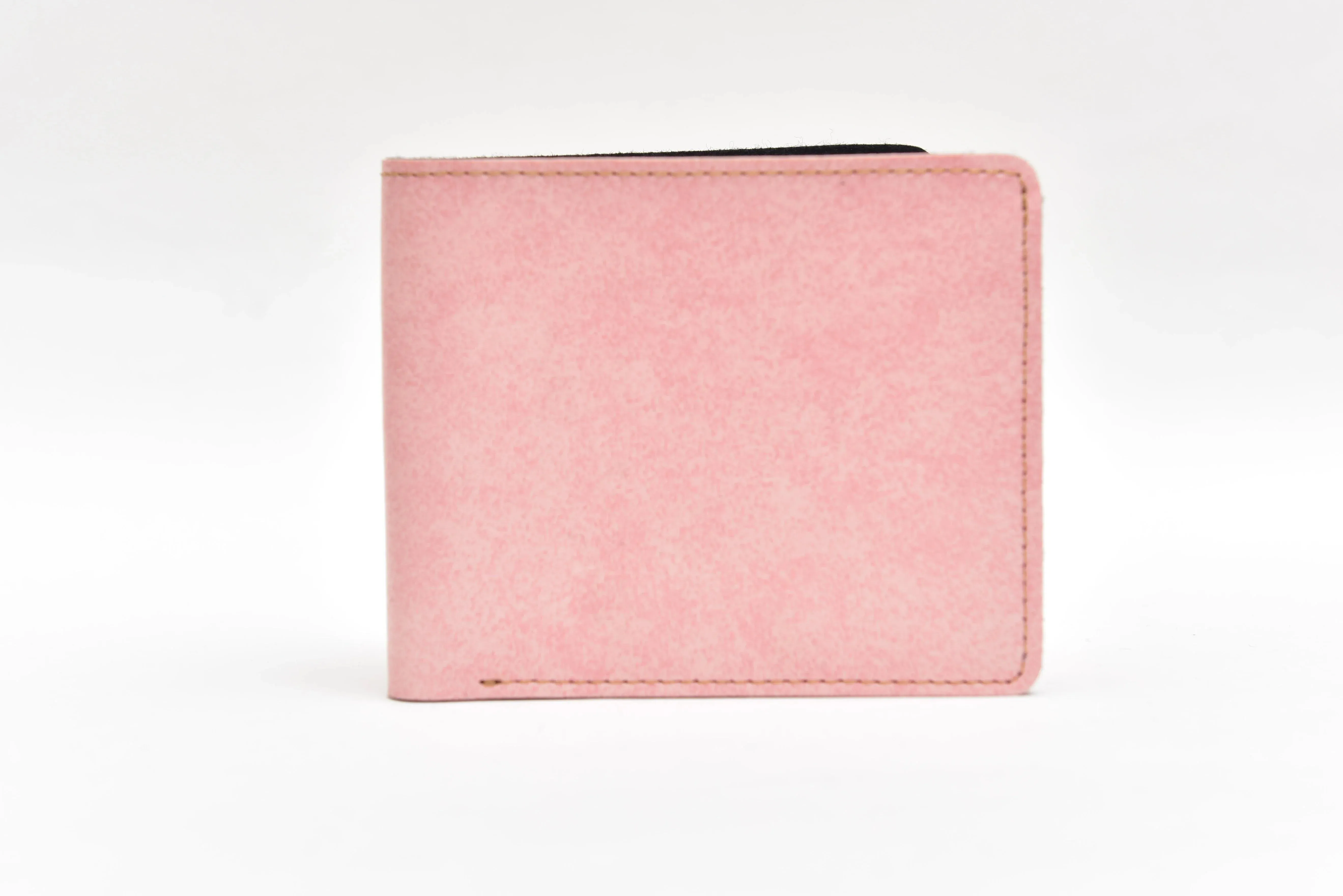 Classy Leather Customized Men's Wallet (Pink)