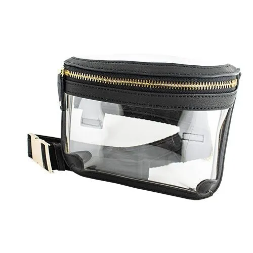 Clear Belt Bag {Black}