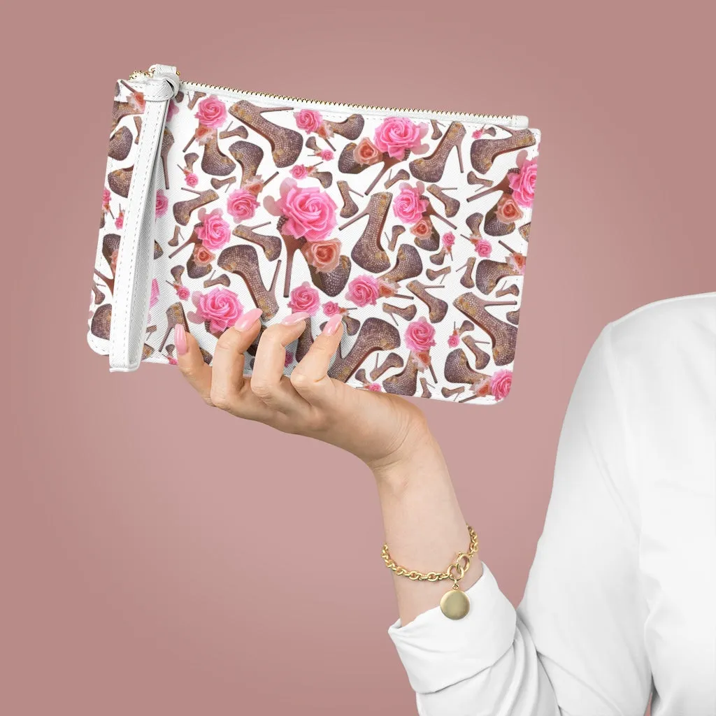 Clutch Bag Nar 'Rose pink flower'