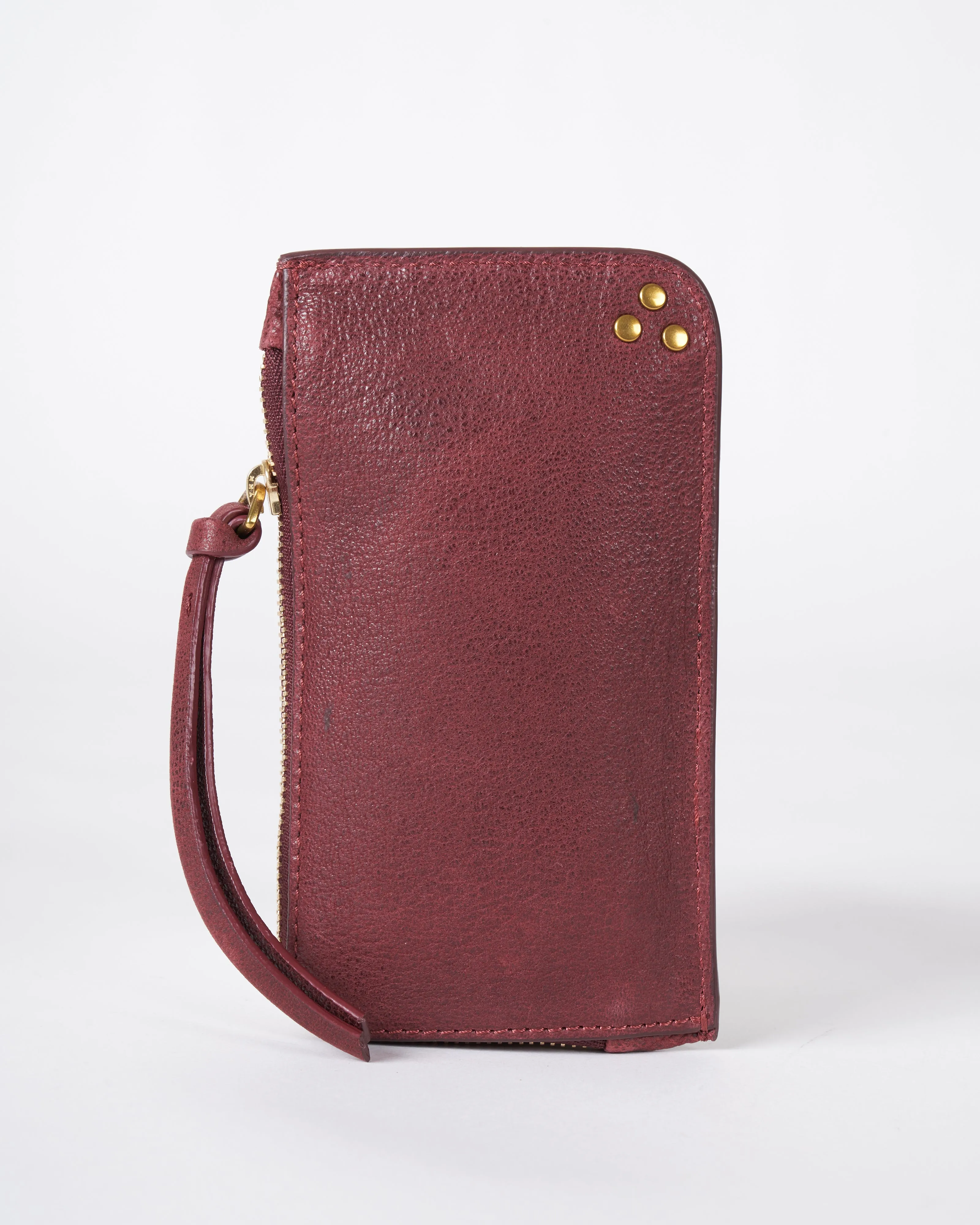 clyde wallet - noircie burgundy