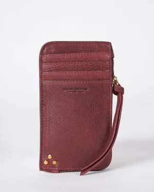 clyde wallet - noircie burgundy