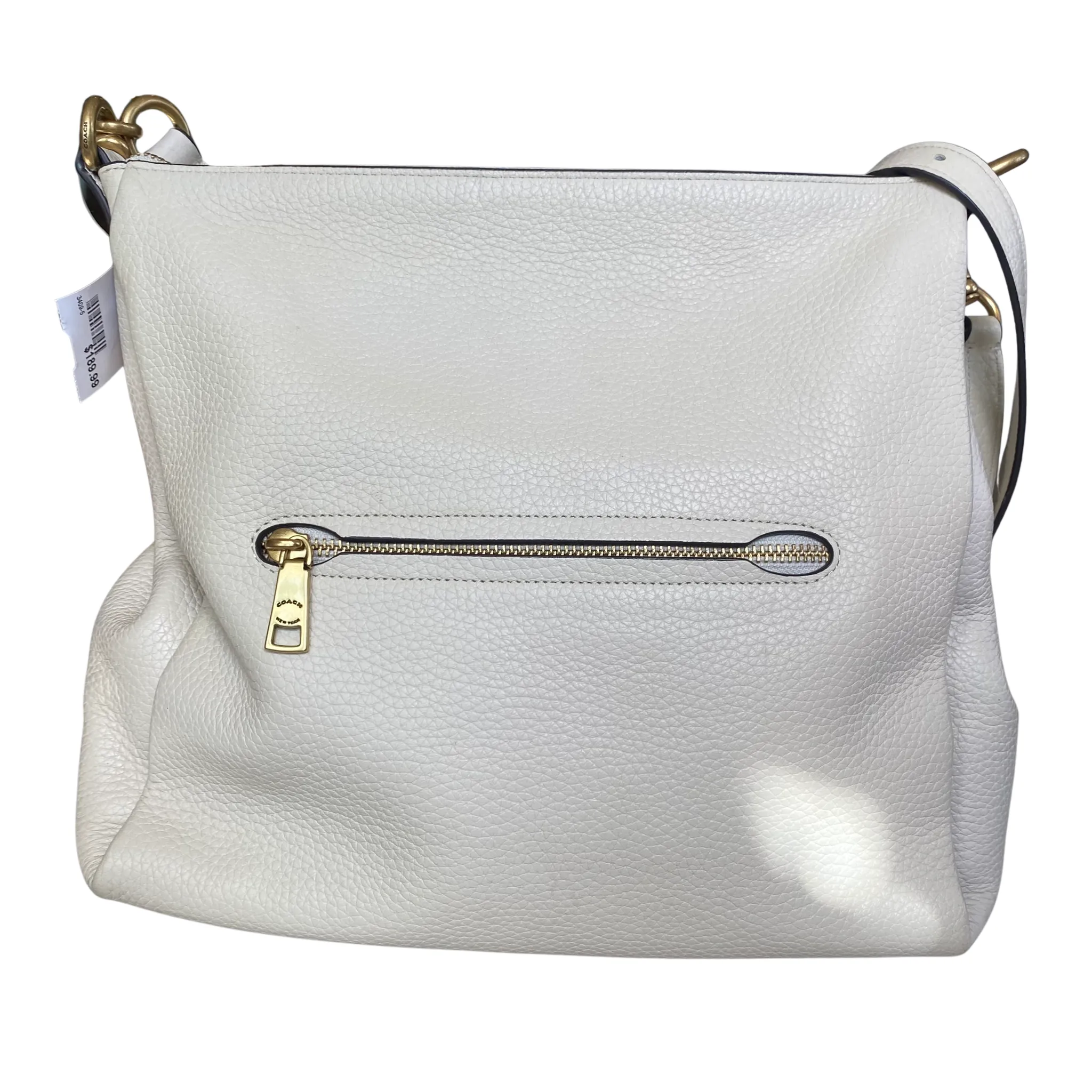 COACH Shay Pebble Leather Shoulder Bag Chalk 93811