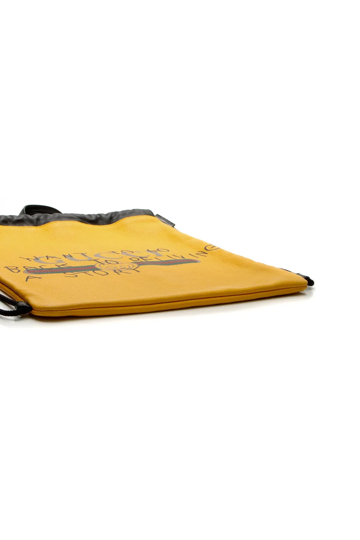 Coco Capitan Logo Drawstring Backpack - Yellow