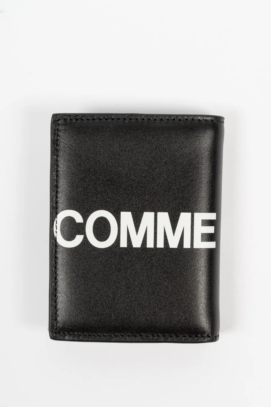 COMME DES GARCONS WALLET HUGE LOGO WALLET SA0641 BLACK