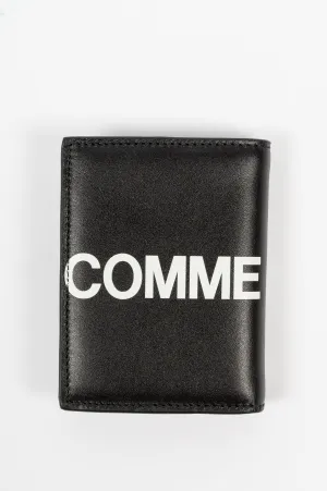 COMME DES GARCONS WALLET HUGE LOGO WALLET SA0641 BLACK