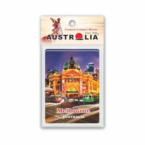 Compact Mirror Melbourne Design 3 Rectangular
