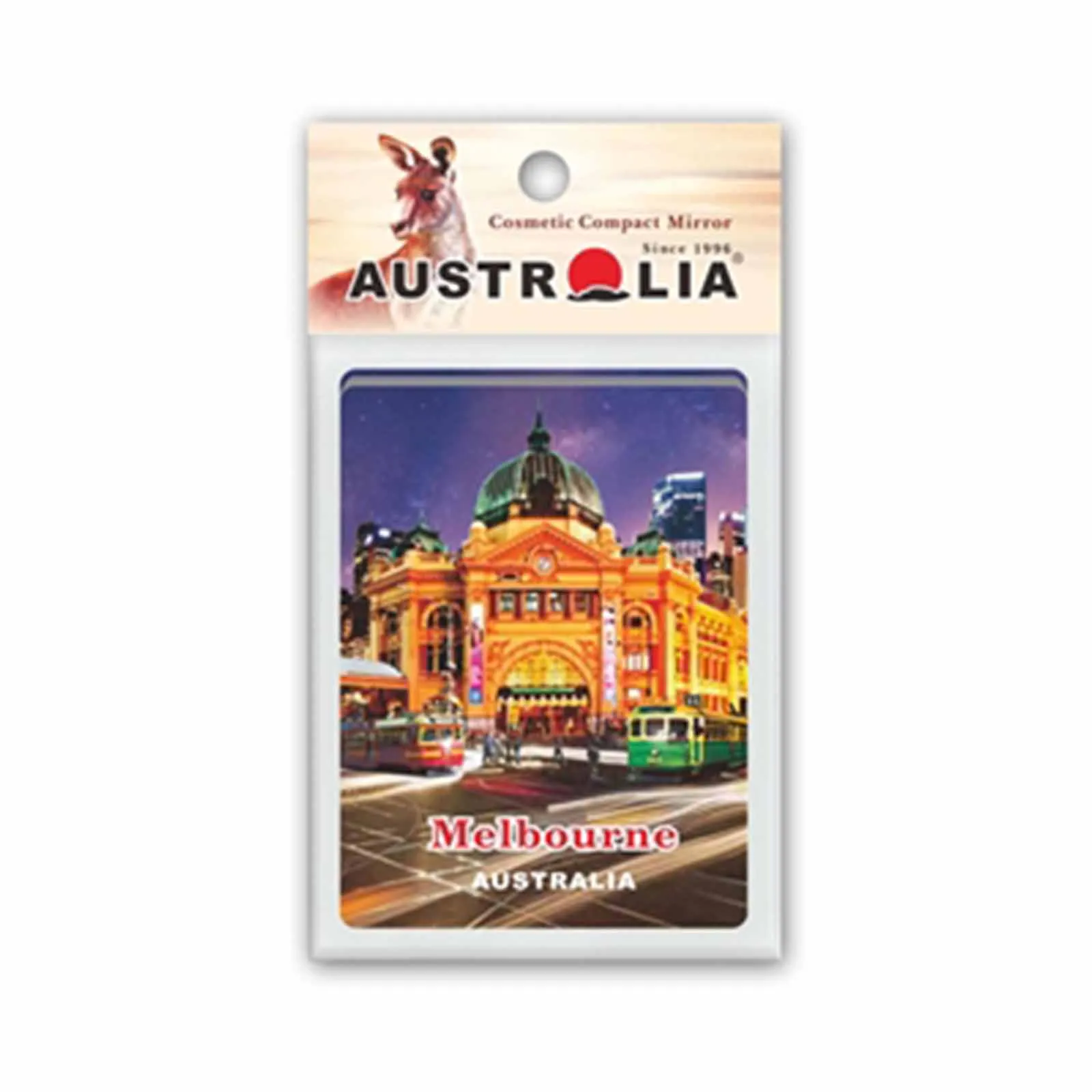Compact Mirror Melbourne Design 3 Rectangular
