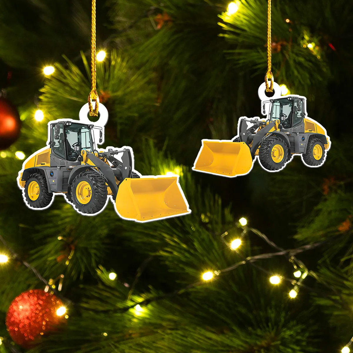 Compact Wheel Loader - Shaped Ornament - Vhv-1060