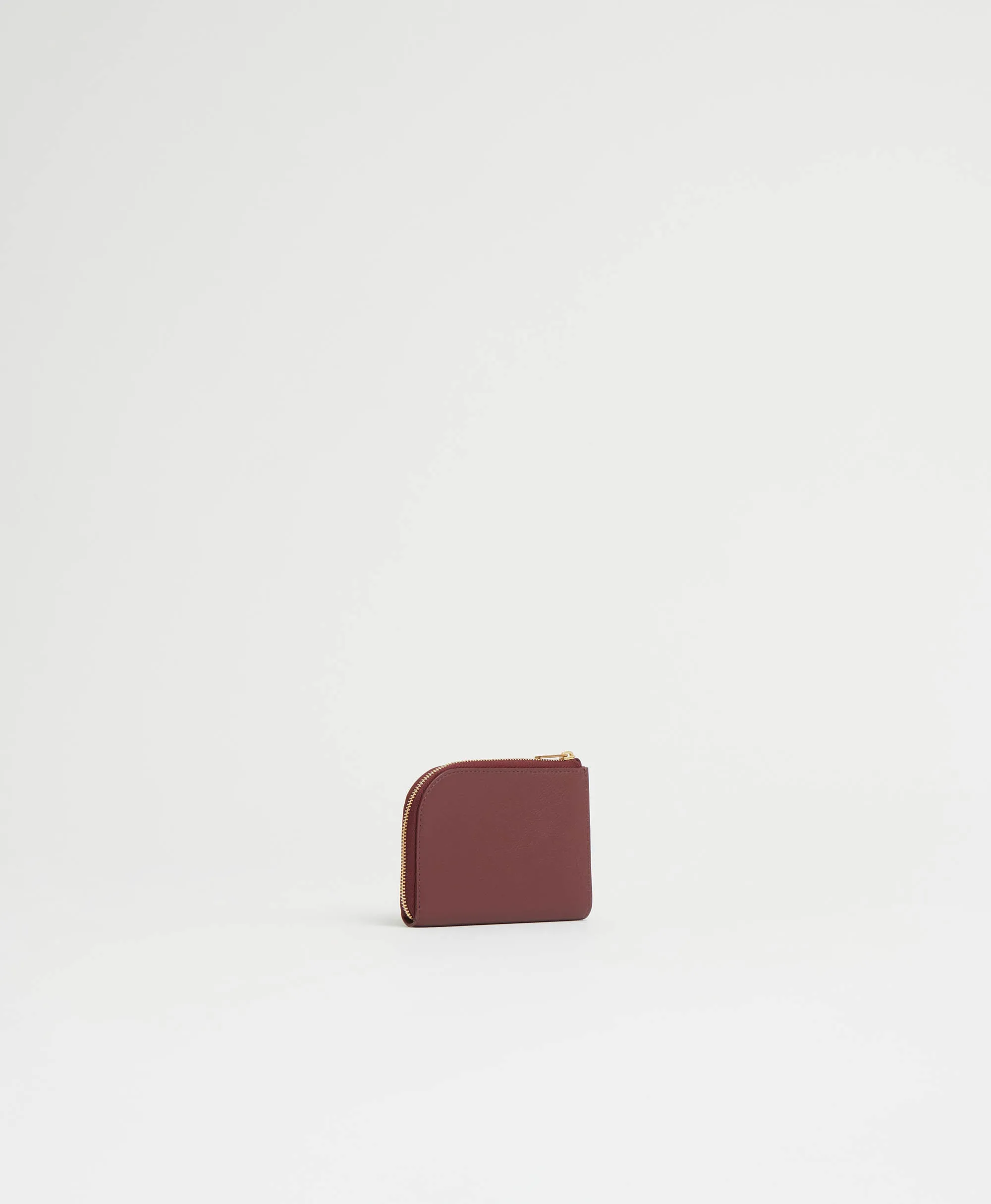 Compact Zip Wallet - Pomegranate
