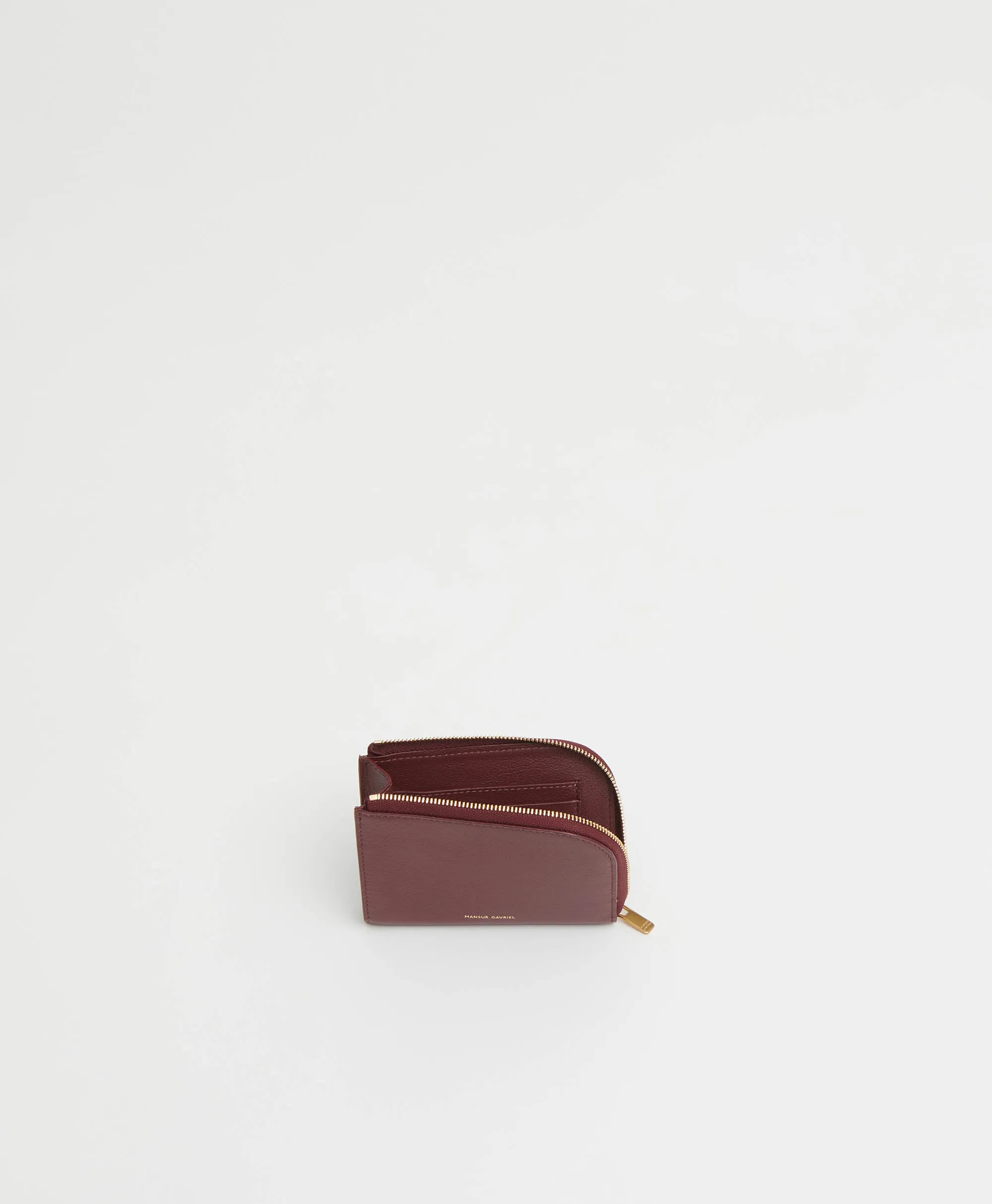 Compact Zip Wallet - Pomegranate