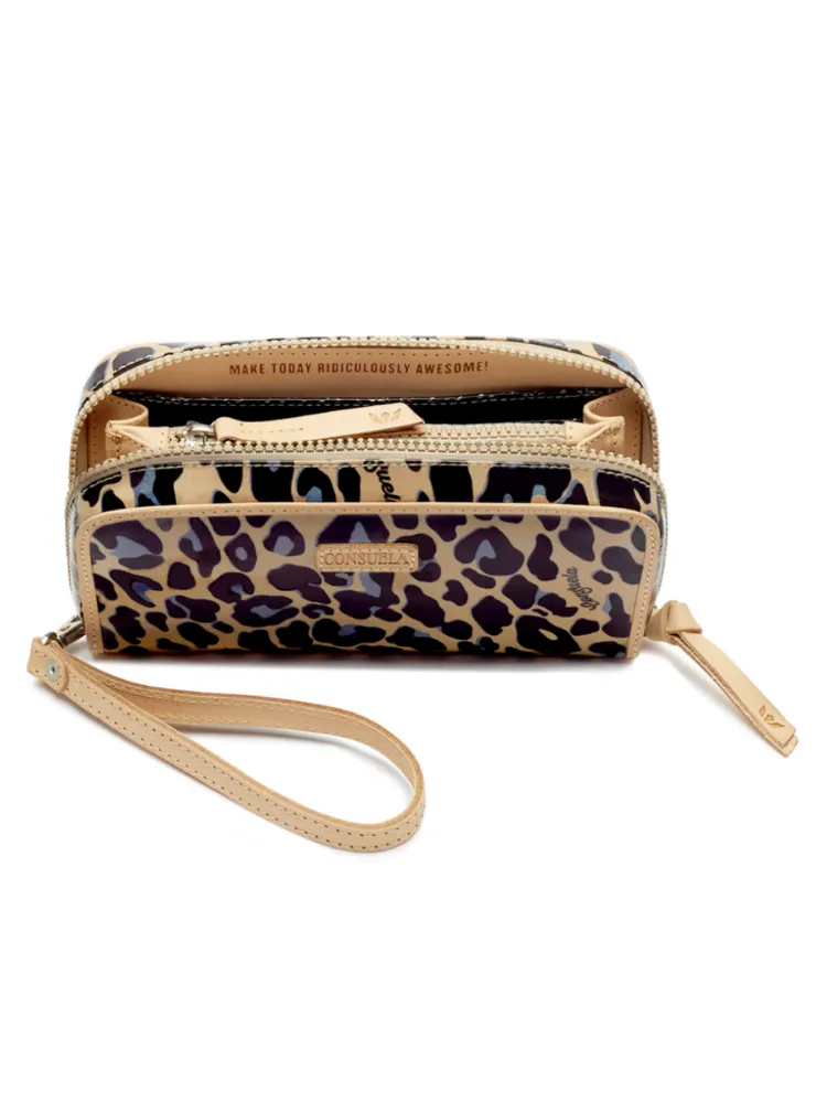 Consuela Wristlet Wallet - Blue Jag