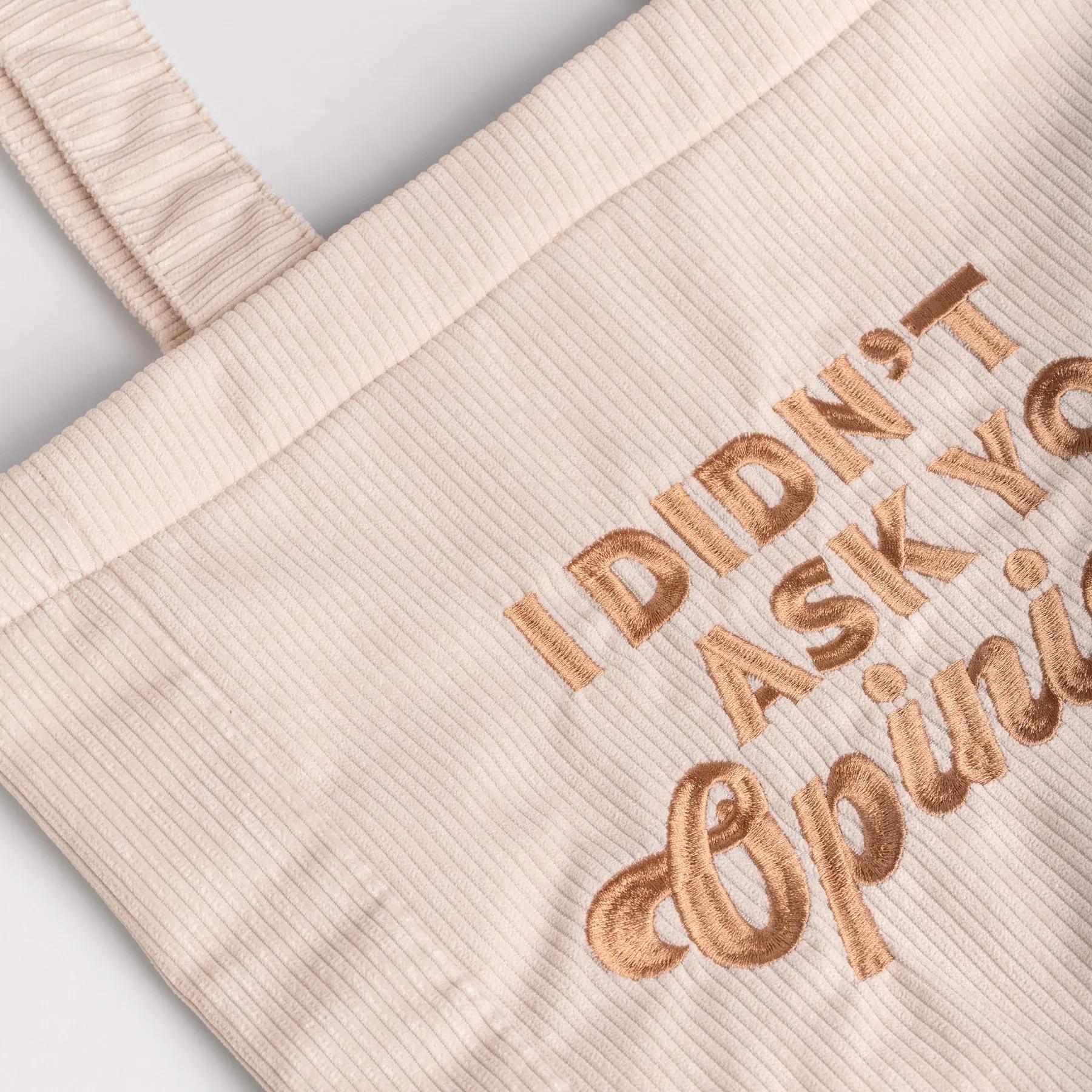 Corduroy Bag - Butter
