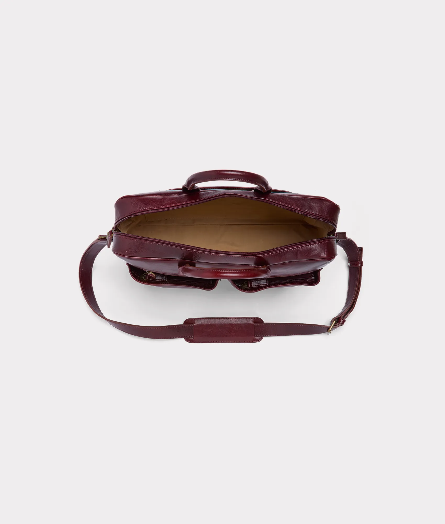 Cosimo Briefcase :: Burgundy