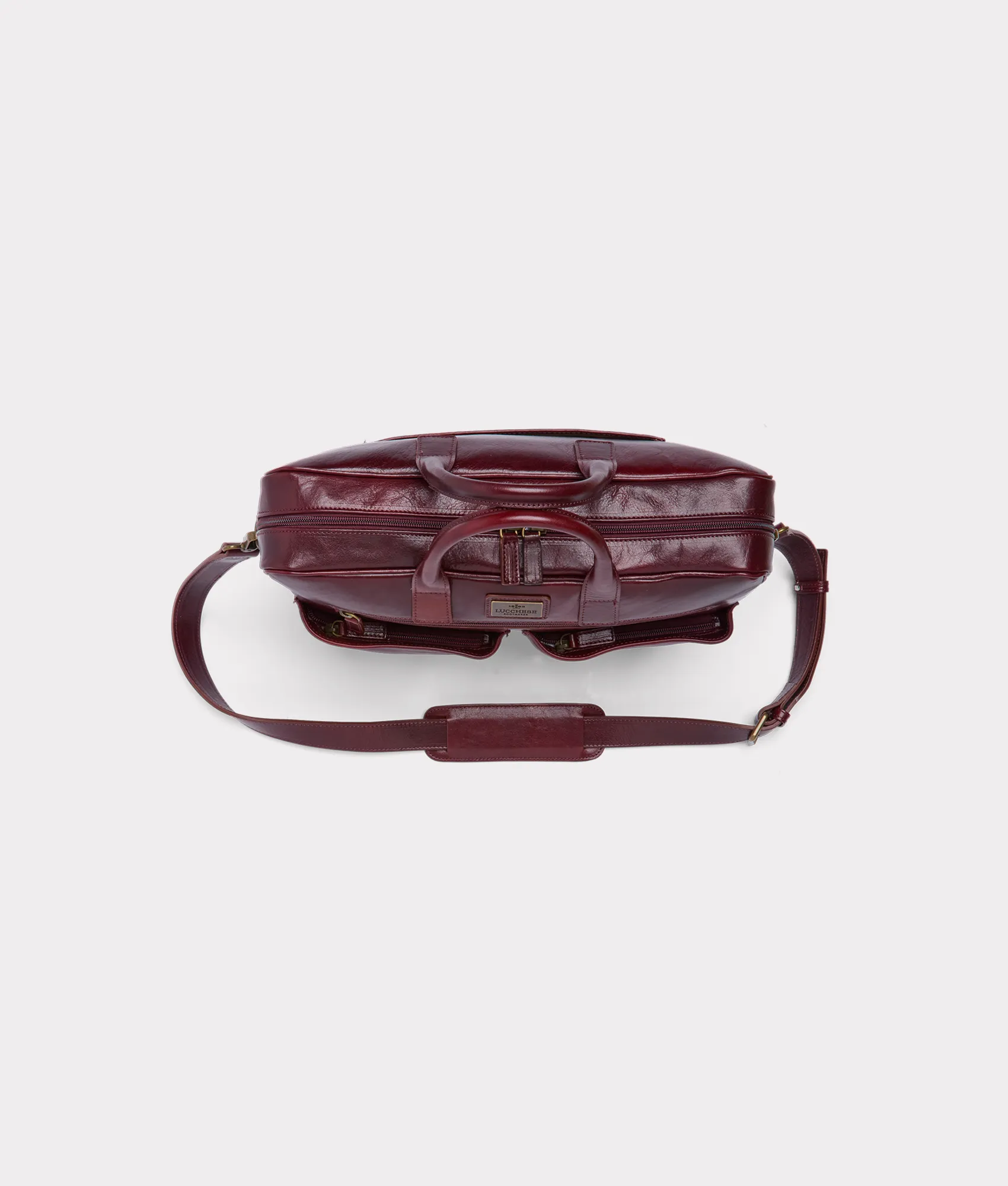 Cosimo Briefcase :: Burgundy