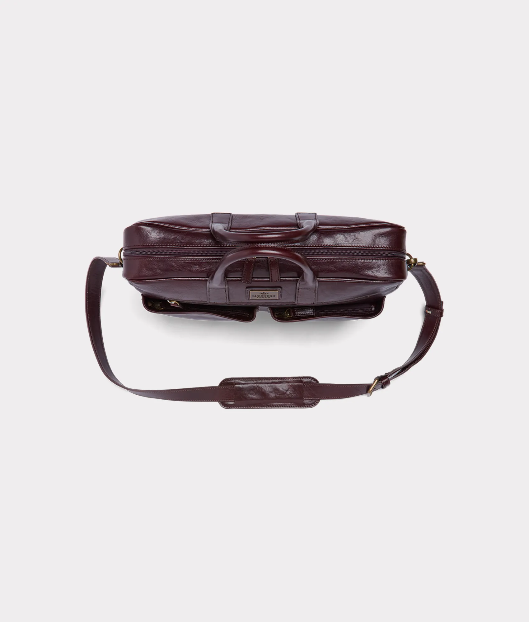 Cosimo Briefcase :: Chocolate