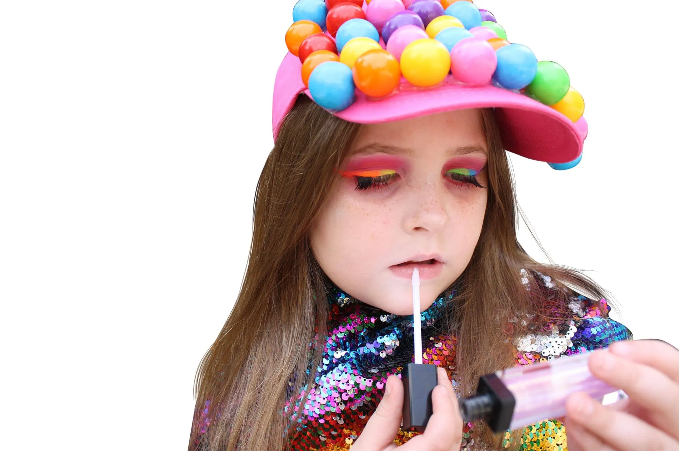 Cotton Candy Lighted Wand Lip Gloss