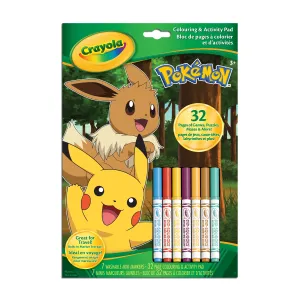 Crayola Pokemon Colouring & Activity Pad