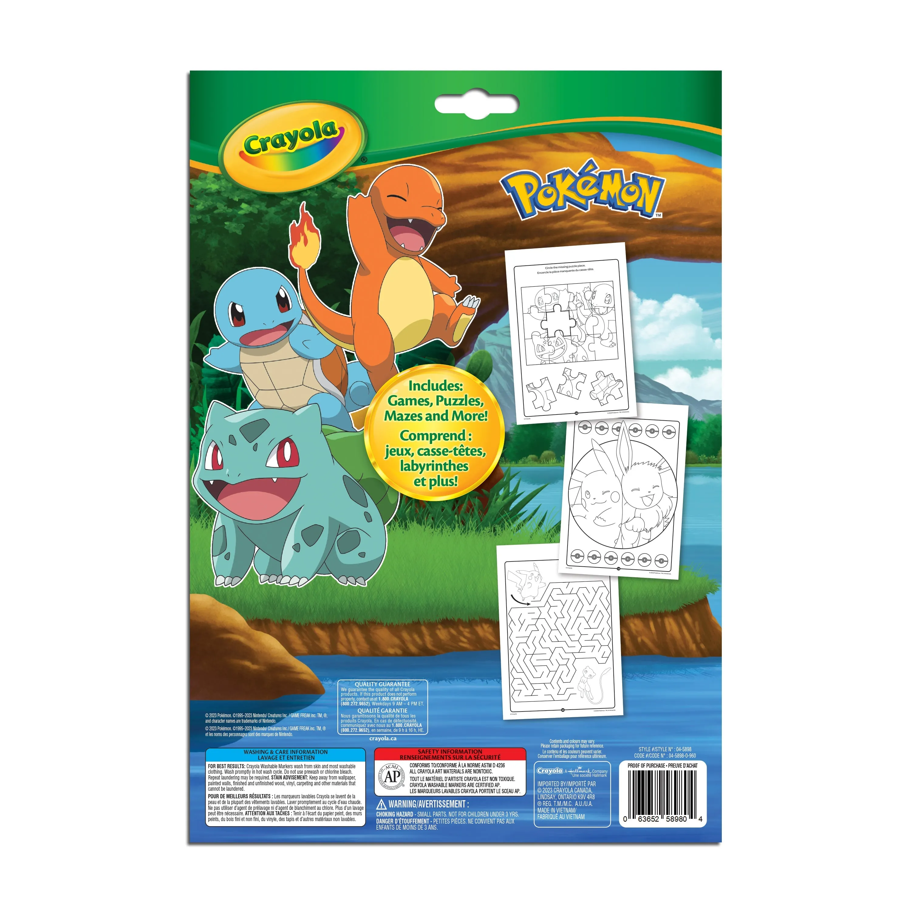 Crayola Pokemon Colouring & Activity Pad