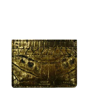 Credit Card Holder in Crocodile