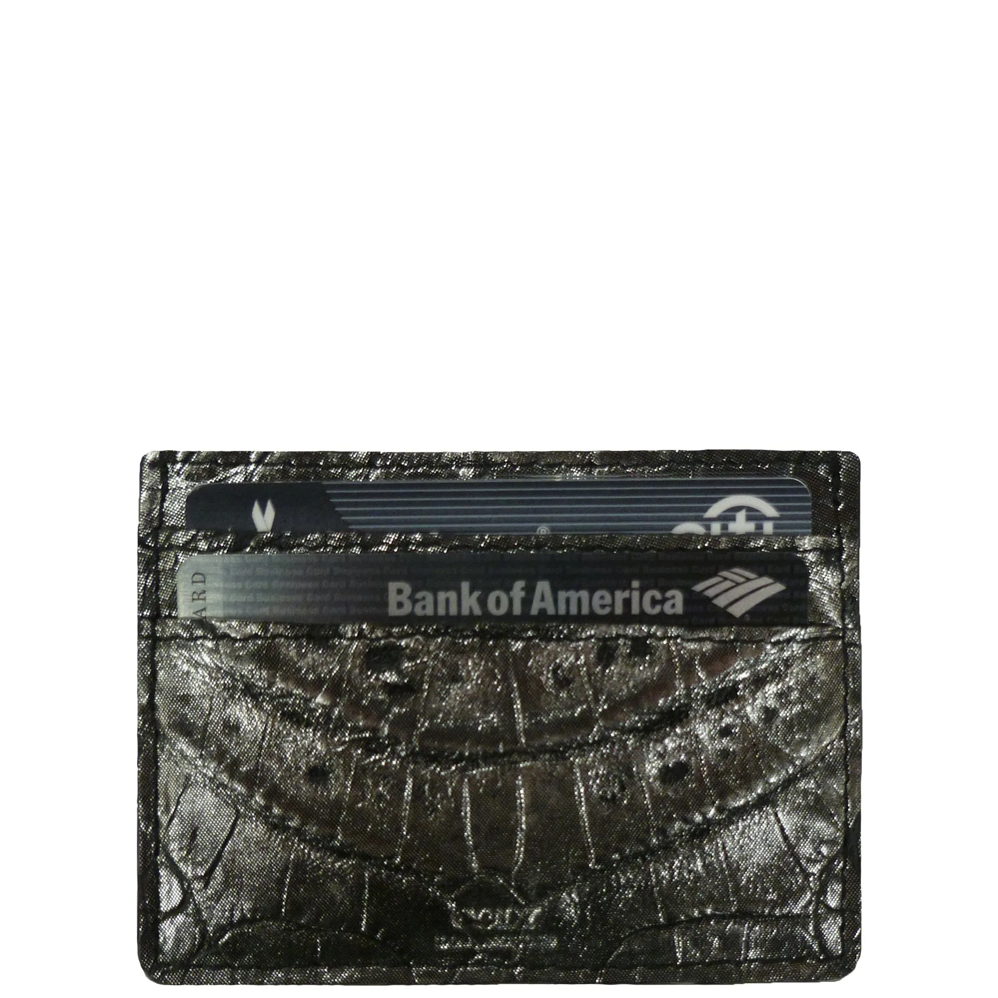 Credit Card Holder in Crocodile