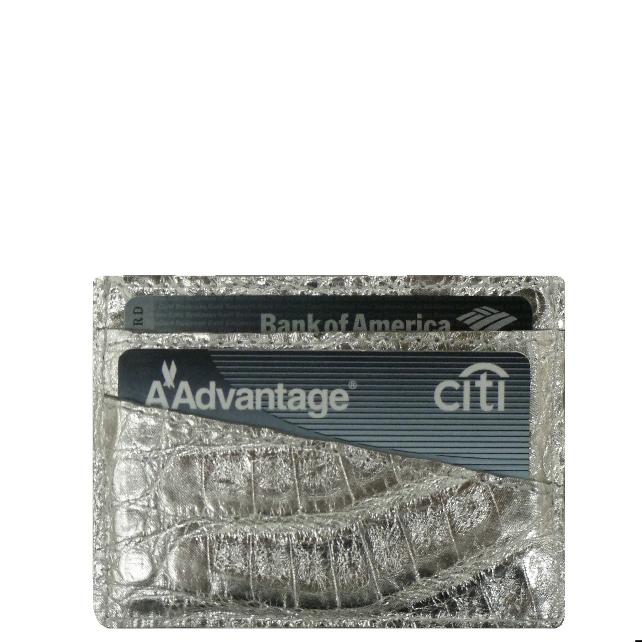 Credit Card Holder in Crocodile