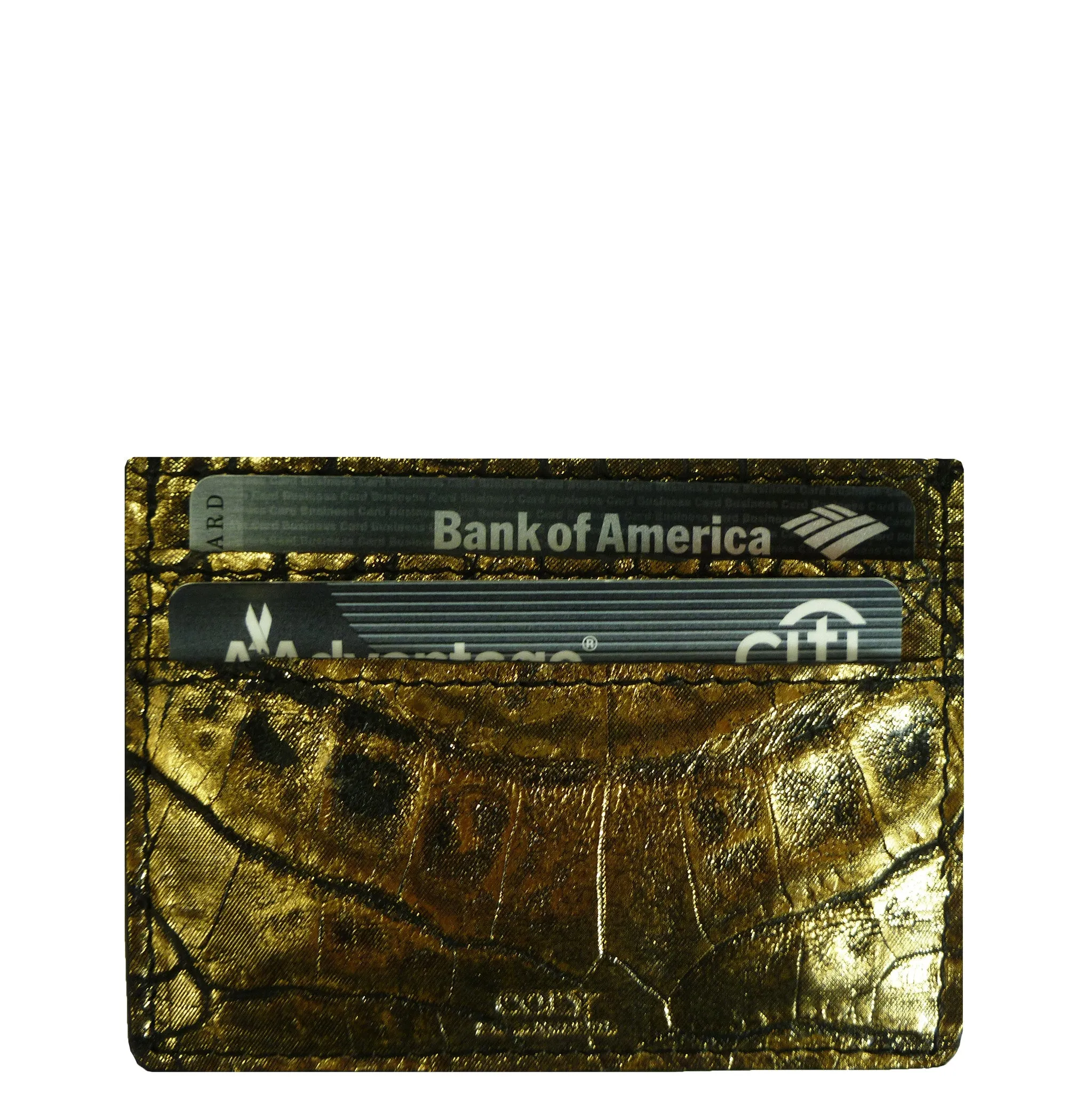 Credit Card Holder in Crocodile