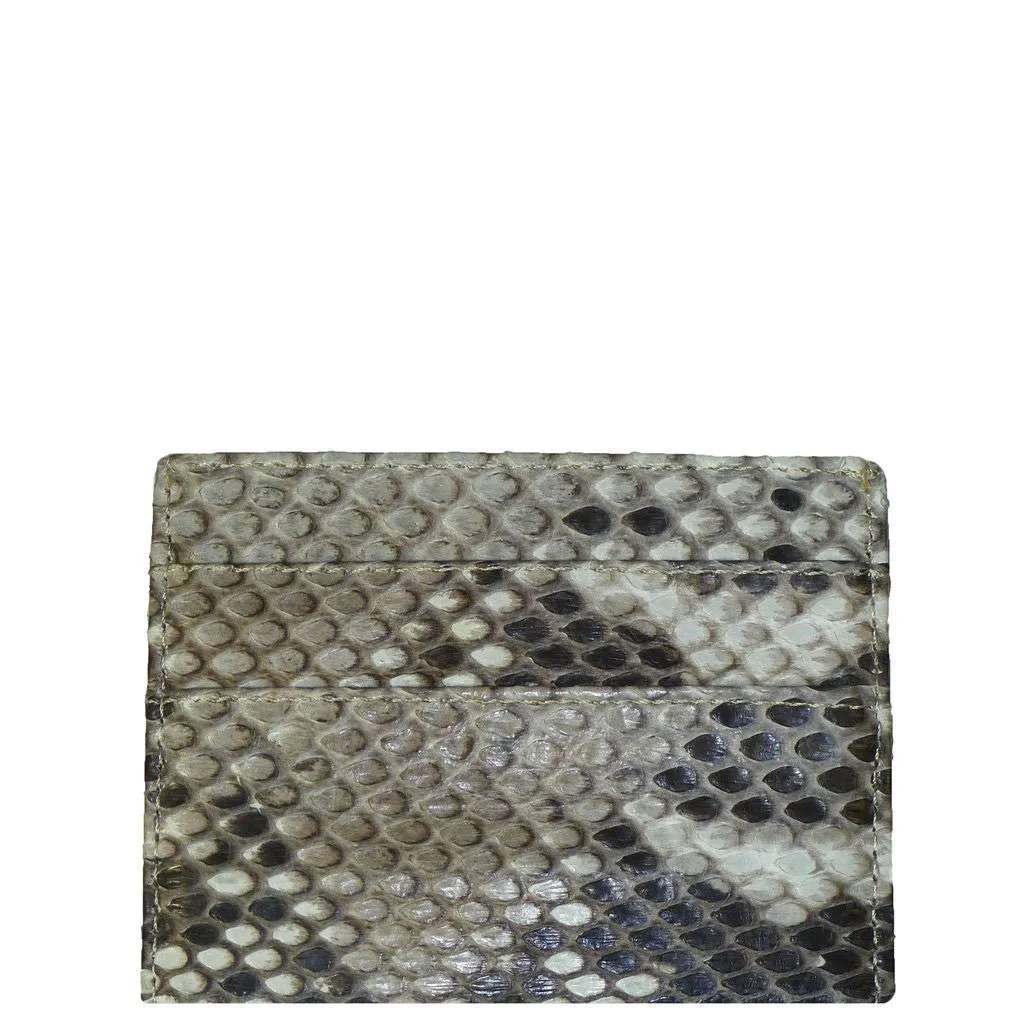 Credit Card Holder in Snakeskin