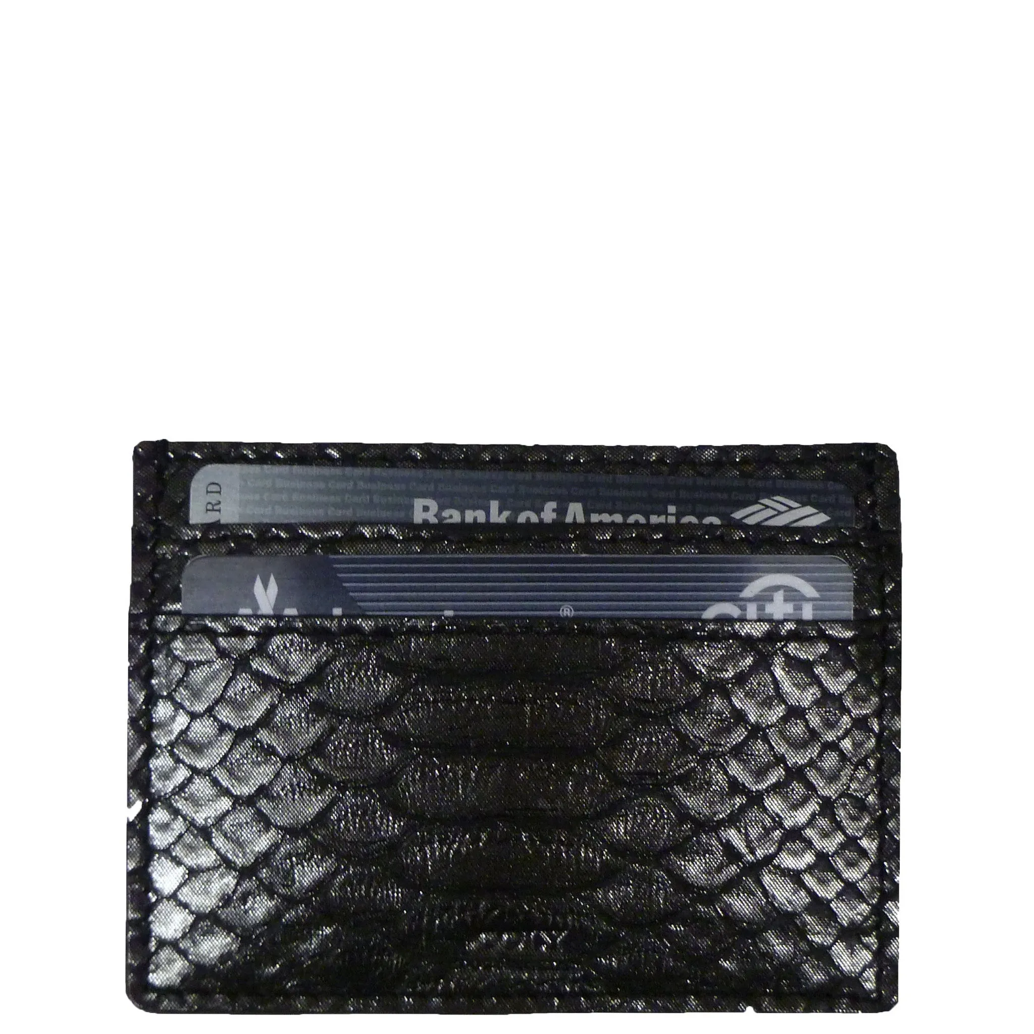 Credit Card Holder in Snakeskin