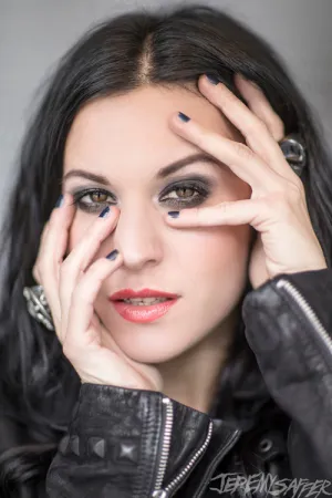 Cristina Scabbia - Peek - Signed Limited Edition Metallic 4x6 Print