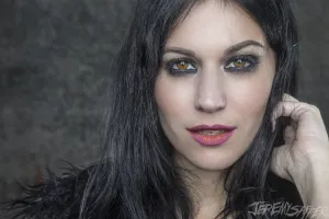 Cristina Scabbia - portrait 1 - limited edition metallic print