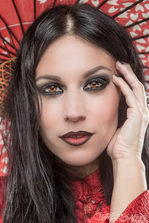 Cristina Scabbia - Red - Signed Limited Edition Metallic 4x6 Print