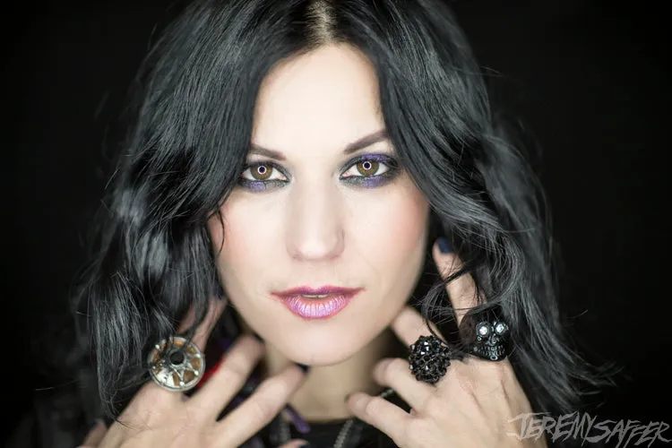 Cristina Scabbia - Ringlight 2 - Signed Limited Edition Metallic Mini Print