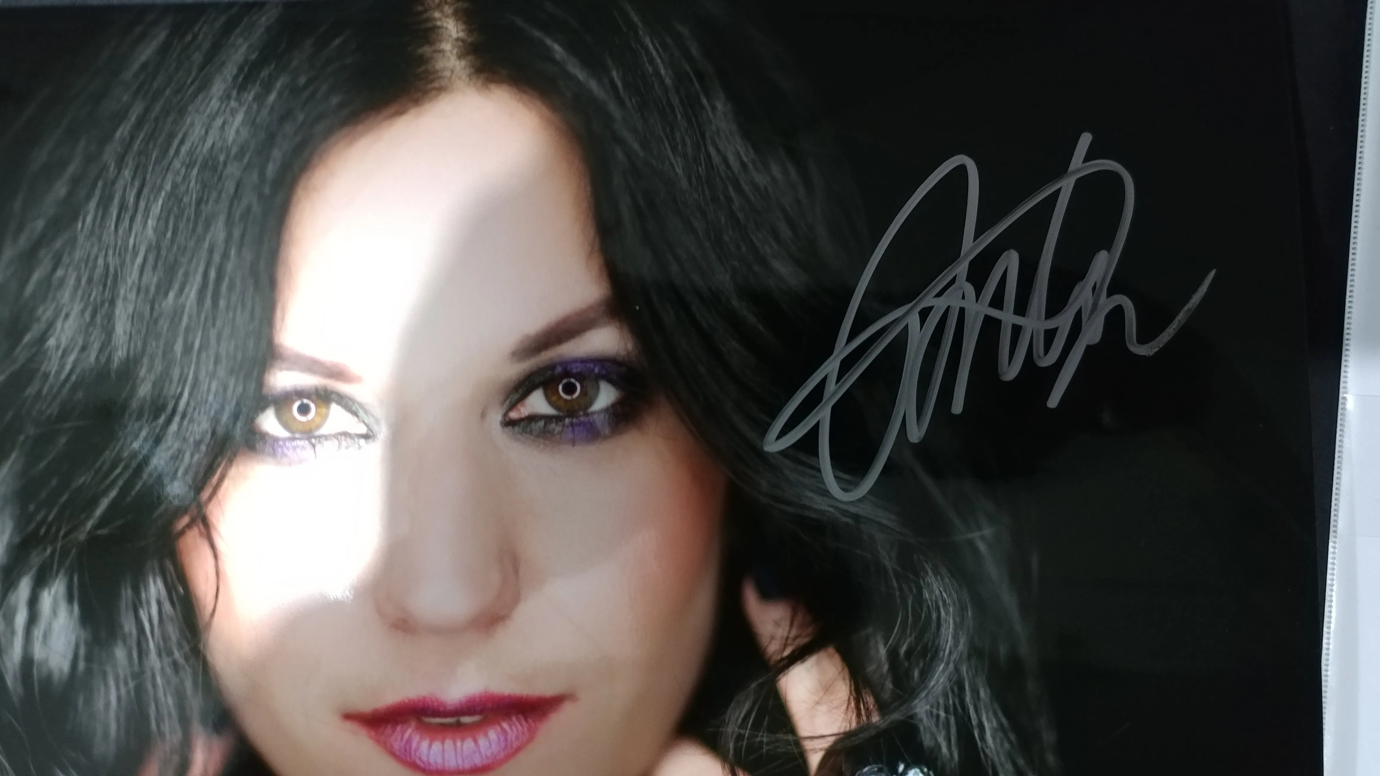 Cristina Scabbia - Ringlight 2 - Signed Limited Edition Metallic Mini Print