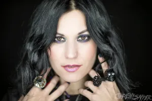Cristina Scabbia - Ringlight 2 - Signed Limited Edition Metallic Mini Print