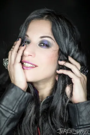 Cristina Scabbia - Smirk - Signed Limited Edition Metallic 4x6 Print